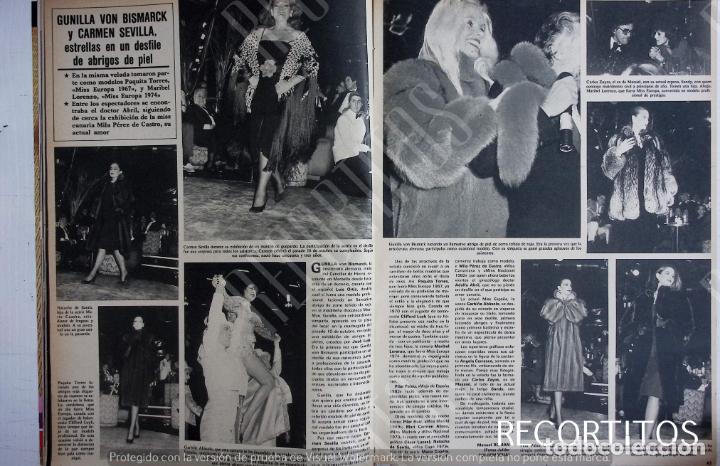 Collectionnisme de Revues et Journaux: garbi&ntilde;e abesolo paquita torres miss gunilla carmen sevilla pilar palau miss maja espa&ntilde;a mila perez