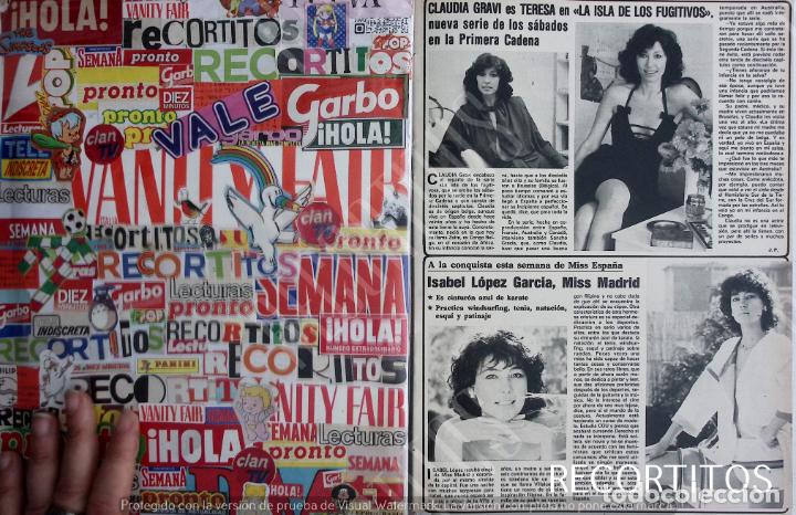 Collectionnisme de Revues et Journaux: isabel lopez garcia claudia gravi miss madrid