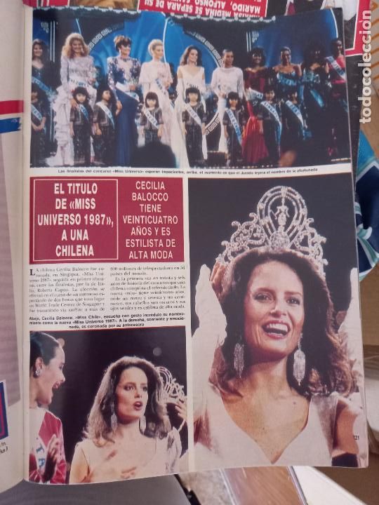 Coleccionismo de Revistas y Peri&oacute;dicos: cecilia balocco miss universo universe