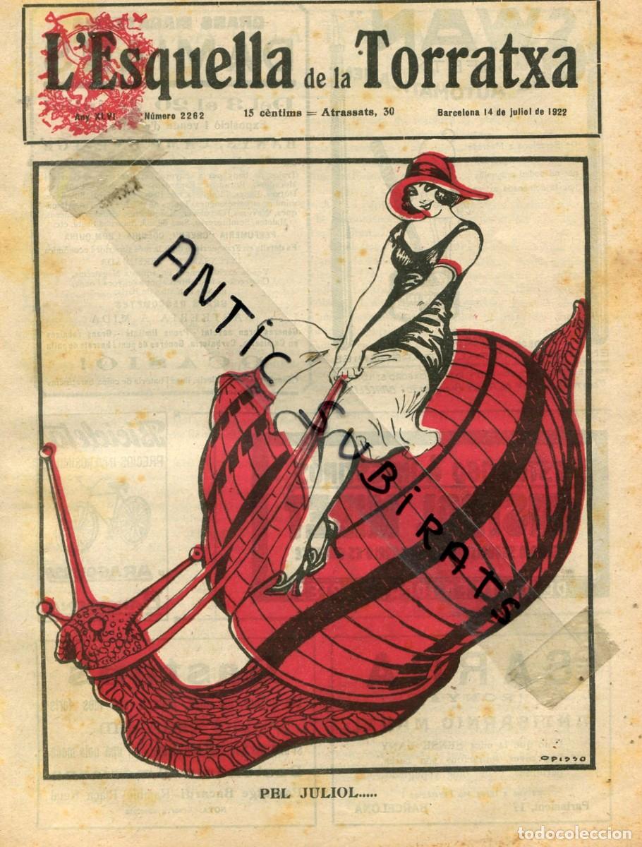 Coleccionismo de revistas y peri&oacute;dicos: REVISTA ANY 1922 DITES POPULARS CATALANES IL-LUSTRADES PEL JULIOL NI DONA NI CARGOL A LA PORTADA