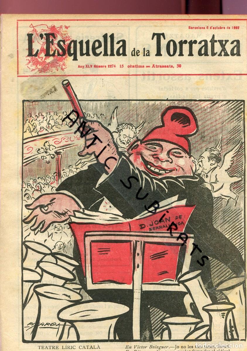 Coleccionismo de Revistas y Peri&oacute;dicos: REVISTA ANY 1922 JOAN DE SERRALLONGA VICTOR CATALANA SERAFI PITARRA