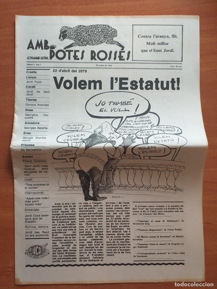 Coleccionismo de revistas y peri&oacute;dicos: SETMANARI SAT&Iacute;RIC - AMB POTES ROSSES - N&ordm; 5 - EN CATAL&Aacute;N