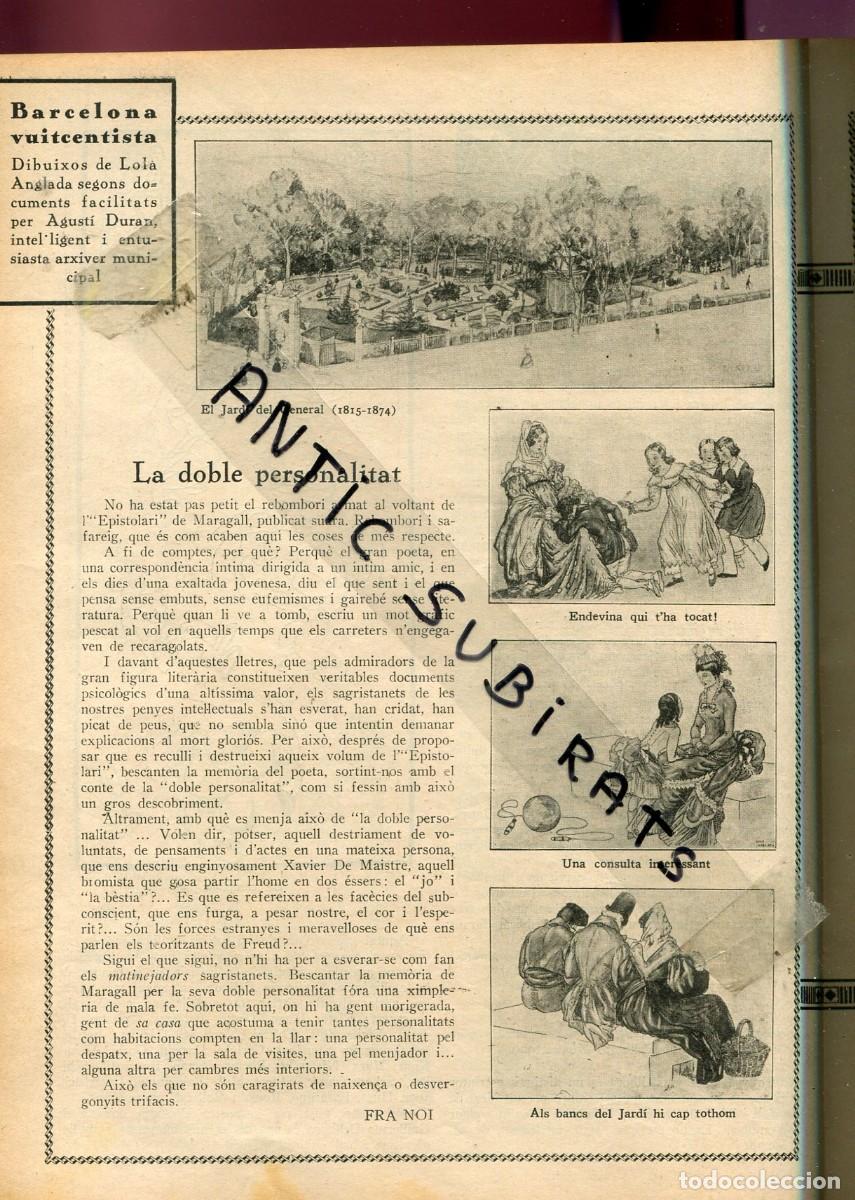 Coleccionismo de revistas y peri&oacute;dicos: REVISTA ANY 1930 DIBUIXOS DE LOLA ANGLADA ARXIVER AGUSTI DURAN CREIXAMS SOLE JORBA K.S.A. A REUS