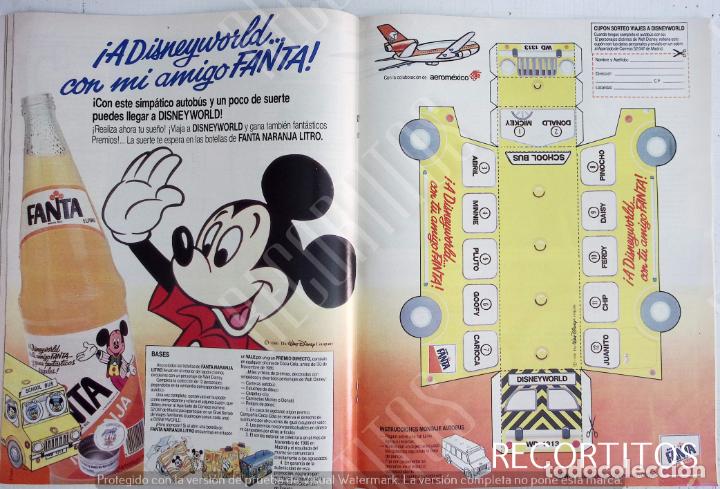 Collectionnisme de Revues et Journaux: ALBUM AUTOBUS FANTA DISNEY DISNEYLAND AEROMEXICO