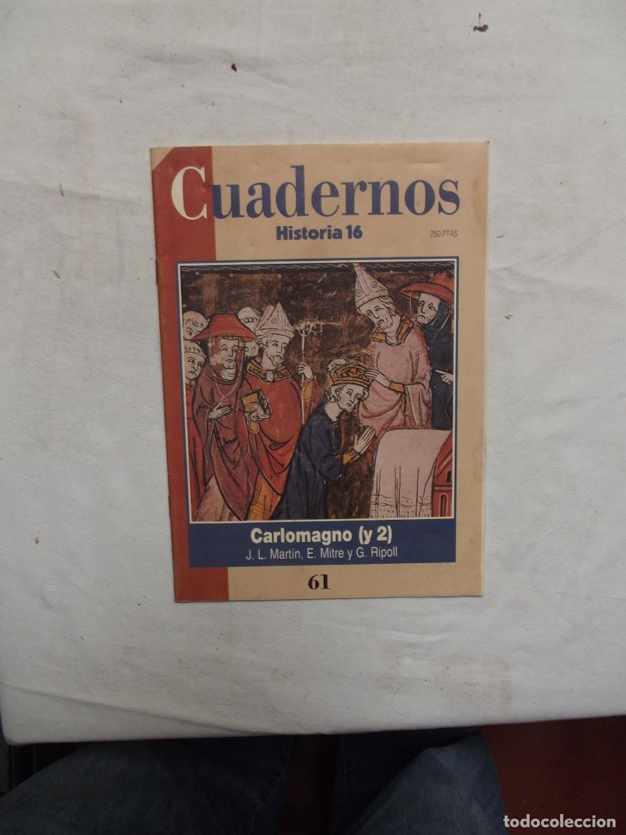 Coleccionismo de Revistas y Peri&oacute;dicos: REVISTA CUADERNOS HISTORIA 16 N&ordm; 61 CARLOMAGNO ( Y 2 )