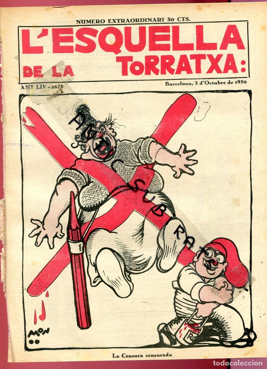 Collezionismo di Riviste e Giornali: REVISTA A&Ntilde;O 1930 CARICATURA FIN DE LA CENSURA EN ESPA&Ntilde;A CATALU&Ntilde;A