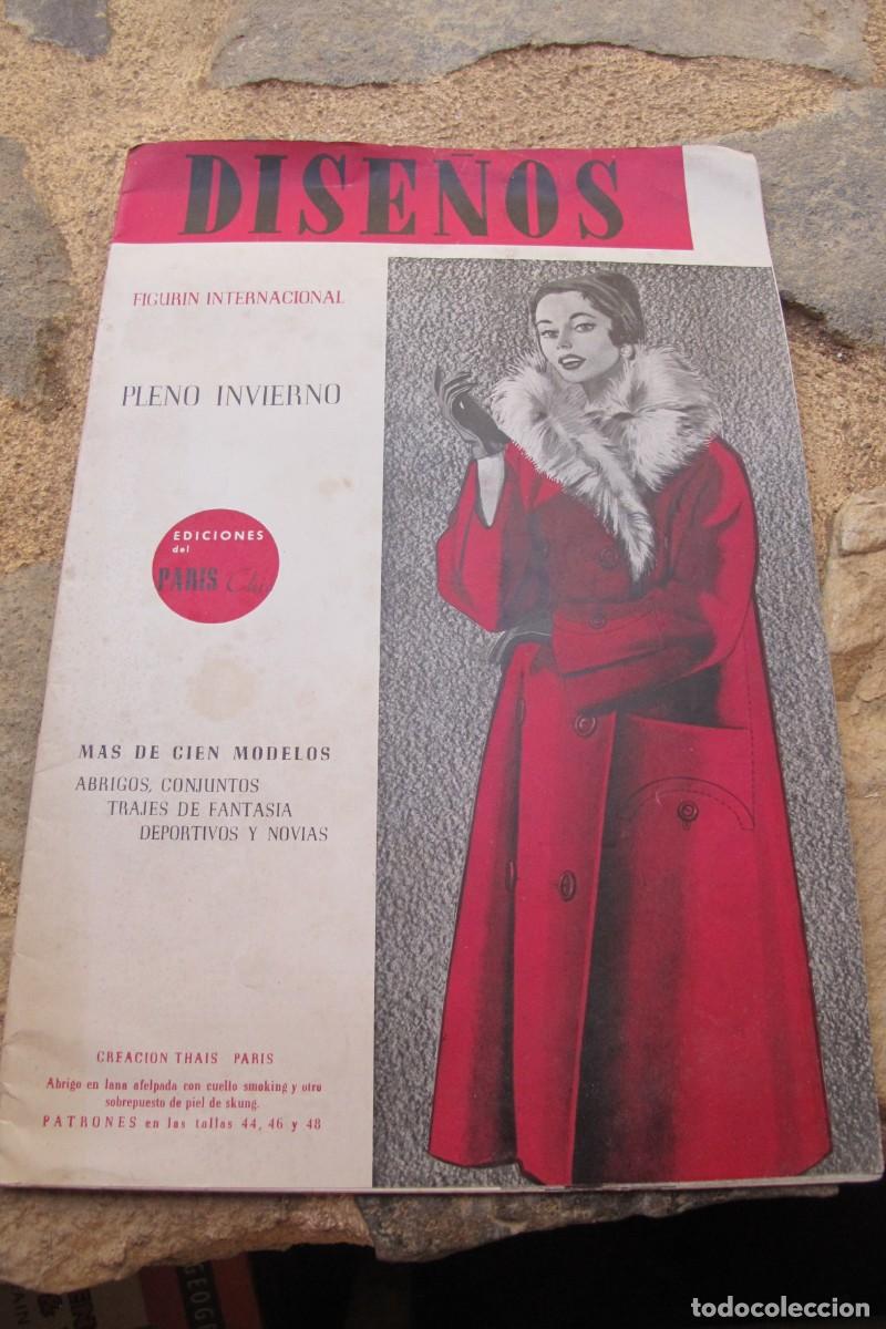 Sammeln von Zeitschriften und Zeitungen: DISE&Ntilde;OS FIGURIN INTERNACONAL PLENO INVIERNO N&ordm; 40 MAS DE 100 MODELOS. EDICIONES DEL PARIS CHIC