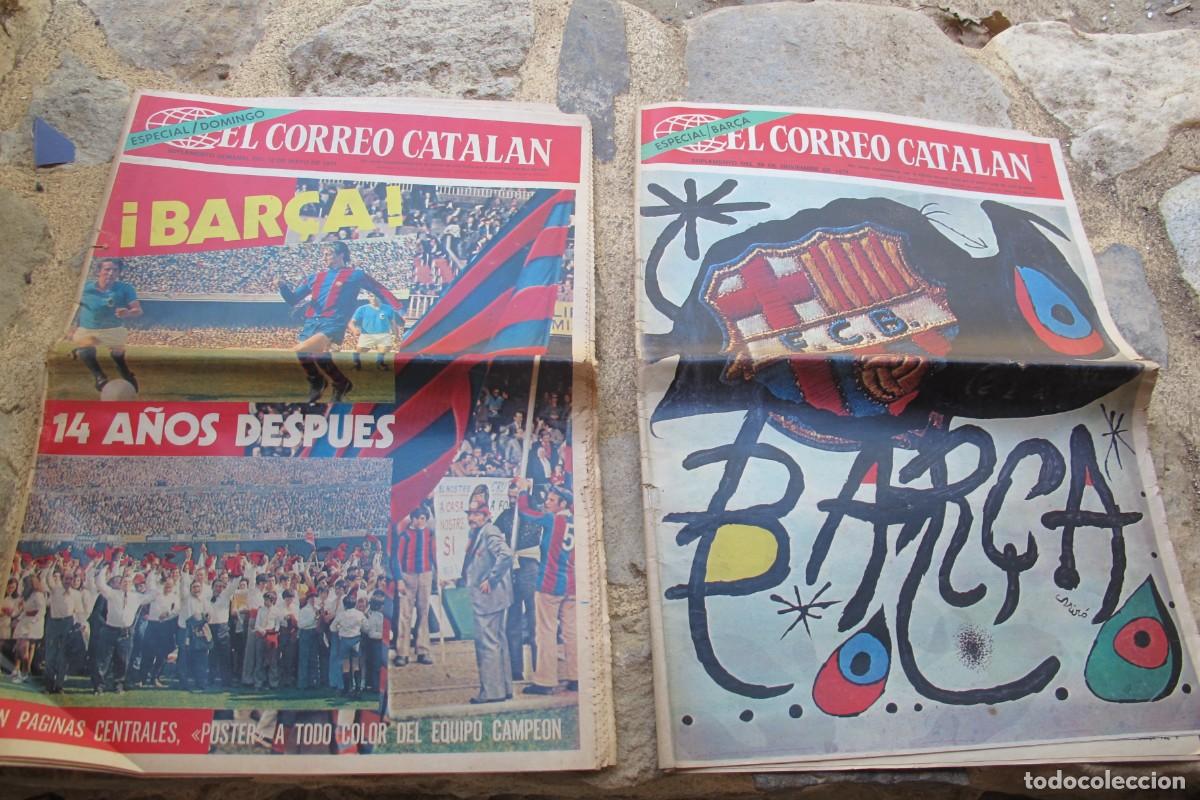 Collezionismo di Riviste e Giornali: EL CORREO CATALAN BAR&Ccedil;A 14 A&Ntilde;OS DESPUES F.C.BARCELONA MAYO Y NOVIEMBRE 1974