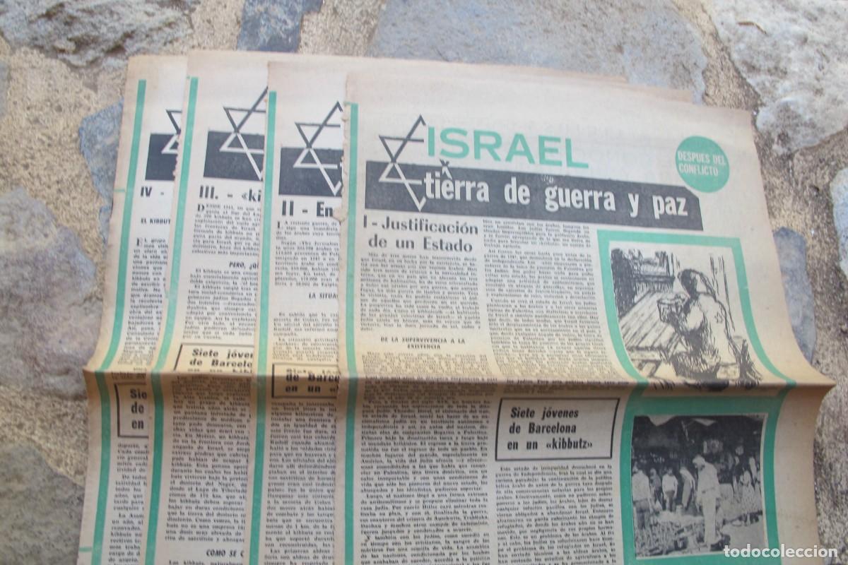 Coleccionismo de Revistas y Peri&oacute;dicos: ISRAEL TIERRA DE GUERRA Y PAZ. I, II, III, IV DESPUES DEL CONFLICTO.