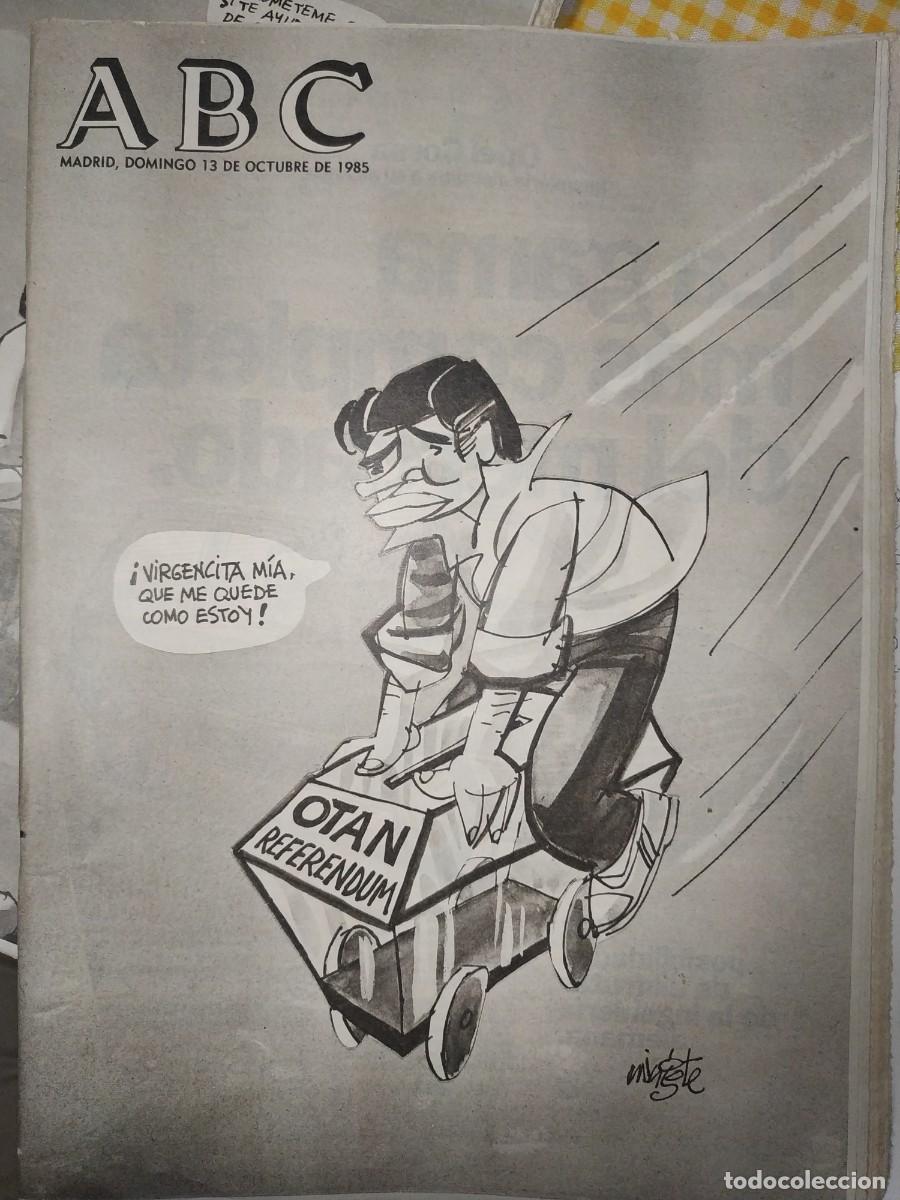 Coleccionismo de Revistas y Peri&oacute;dicos: ANTIGUO PERIODICO ABC 1985 - OPEL CORSA - SEAT RONDA - MARIA CARMEN Y SUS MU&Ntilde;ECOS