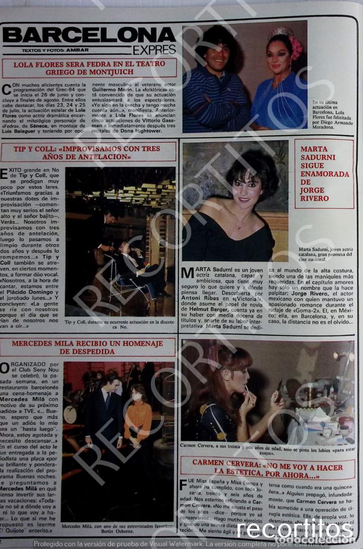 Coleccionismo de Revistas y Peri&oacute;dicos: lola flores maradona tita cervera tip y coll