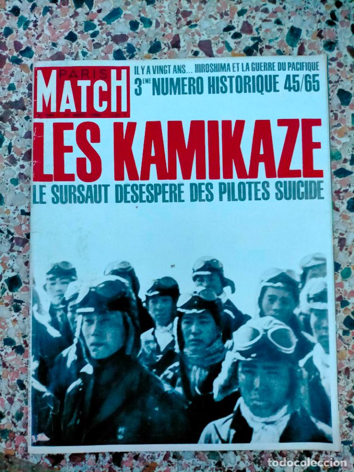 Collection Magazines and Newspapers: Revista antigua revue Paris Match n&ordm; 854 les kamikaze le sursaut desespere des pilotes suicides
