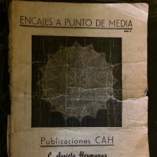 Coleccionismo de Revistas y Periódicos: REVISTA ENCAJES A PUNTO A MEDIDA , Nº 2 PUBLICACIONES CAH 5 PTS