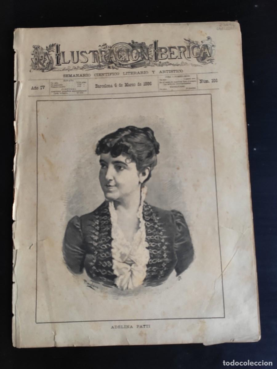 Coleccionismo de Revistas y Peri&oacute;dicos: LA ILUSTRACI&Oacute;N IB&Eacute;RICA. N&ordm; 166. A&Ntilde;O 1886. DON &Iacute;&Ntilde;IGO DE &Aacute;VALOS. EL INFANTE DON ANTONIO DE ORLE.. LEER