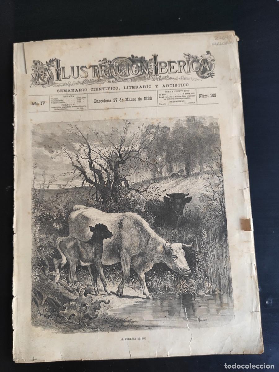 Coleccionismo de Revistas y Peri&oacute;dicos: LA ILUSTRACI&Oacute;N IB&Eacute;RICA. N&ordm; 169. A&Ntilde;O 1886. LA ESCOLLERA DEL ESTE (BARCELONA). WINDSOR: DESDE U.. LEER