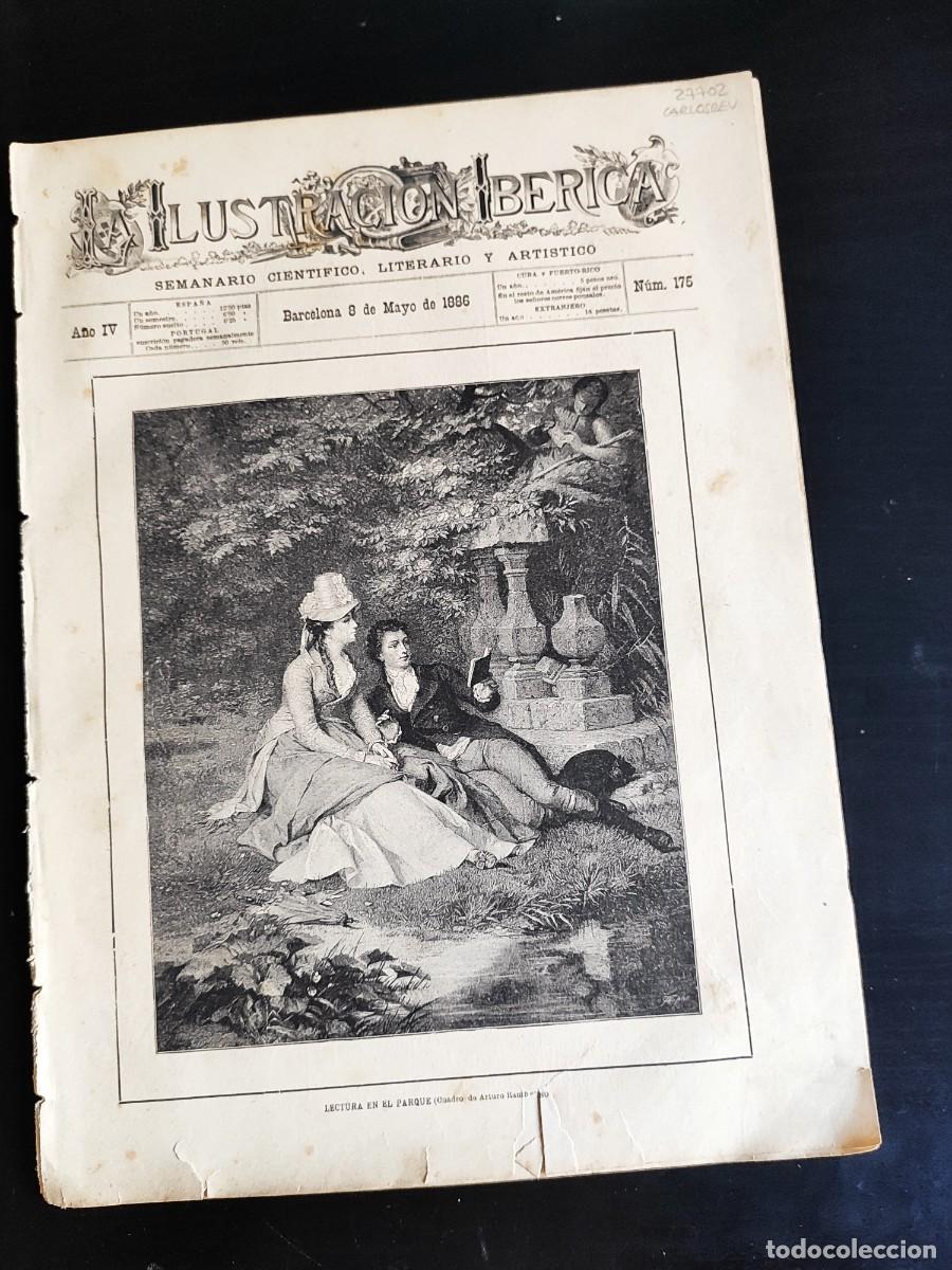 Coleccionismo de Revistas y Peri&oacute;dicos: LA ILUSTRACI&Oacute;N IB&Eacute;RICA. N&ordm; 175. A&Ntilde;O 1886. EL CASTILLO DE HAWARDEN. QUEBEC Y MONTREAL (CANAD&Aacute;).. LEER