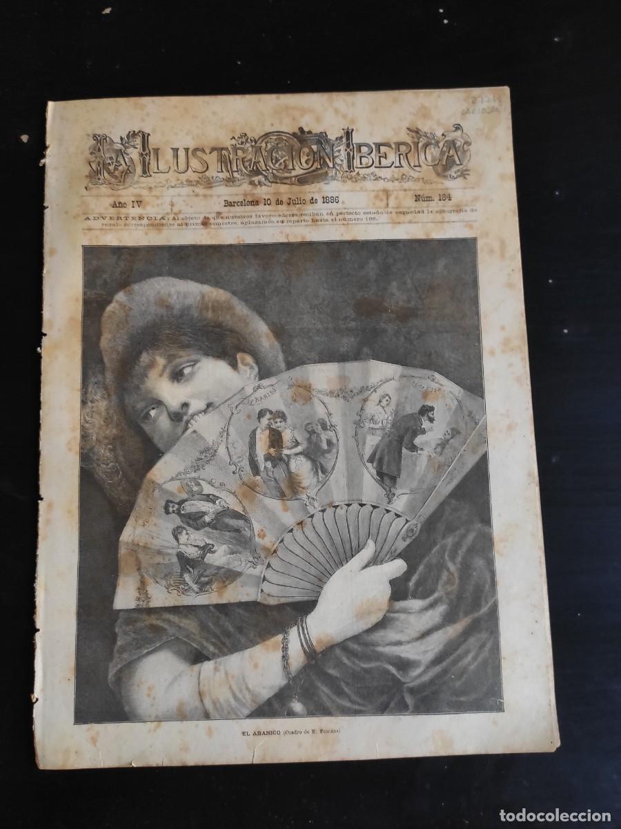 Coleccionismo de Revistas y Peri&oacute;dicos: LA ILUSTRACI&Oacute;N IB&Eacute;RICA. N&ordm; 184. A&Ntilde;O 1886. PI&Ntilde;AS DE CEDRO DEL L&Iacute;BANO. LA NUEVA BANDA-ORQUESTA .. LEER