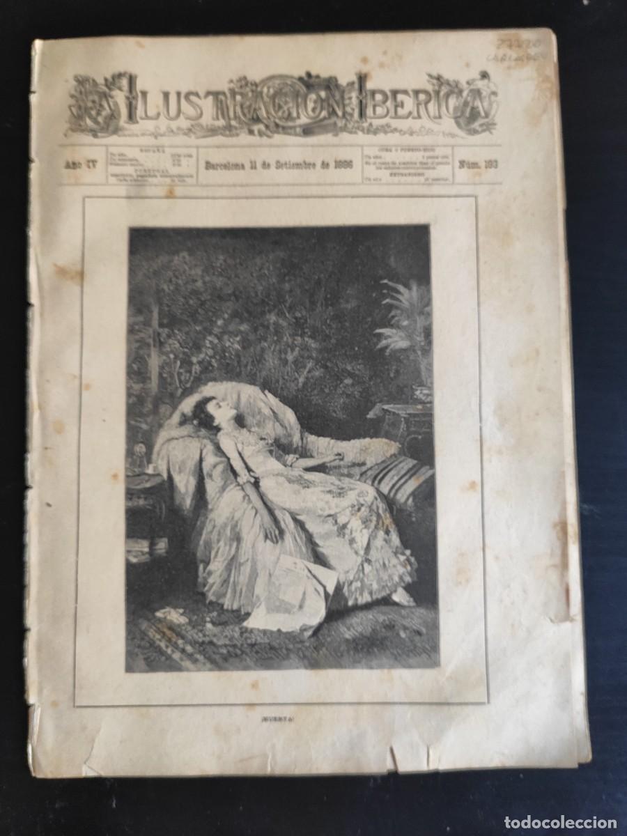 Coleccionismo de Revistas y Peri&oacute;dicos: LA ILUSTRACI&Oacute;N IB&Eacute;RICA. N&ordm; 193. A&Ntilde;O 1886. LA FIESTA DEL RAMIO. VISTA GENERAL DE MANDALAY (BIR.. LEER