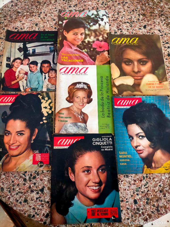 Collection Magazines and Newspapers: Lote de revistas antiguas a&ntilde;os 60 revista ama la revista de las amas de casa