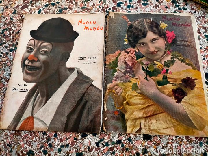 Coleccionismo de Revistas y Peri&oacute;dicos: Revistas antiguas Nuevo Mundo a&ntilde;o XIX n&uacute;m 984 954 noviembre abril 1912