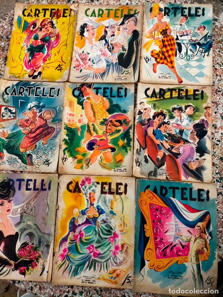 Coleccionismo de revistas y peri&oacute;dicos: Lote de revistas antiguas carteles La Habana Cuba A&ntilde;o 30 31 n&uacute;mero 11 14 24 28 29 30 31 38 45