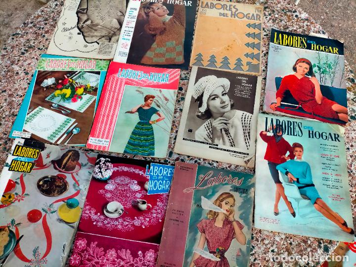 Coleccionismo de Revistas y Peri&oacute;dicos: Lote de revistas antiguas labores del hogar moda costura