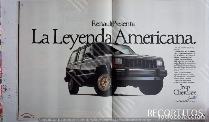 Coleccionismo de revistas y peri&oacute;dicos: JEEP CHEROKEE ANUNCIO PUBLICIDAD