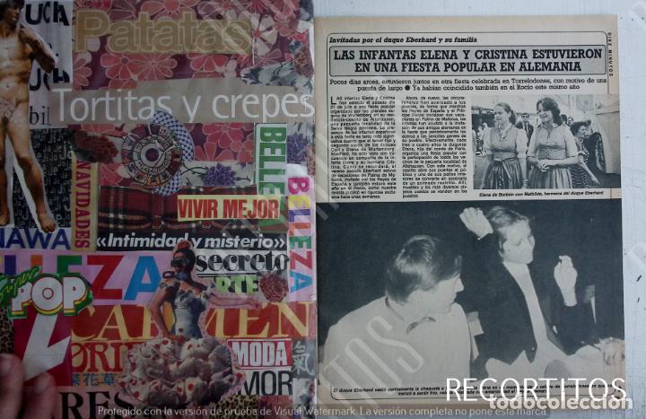 Coleccionismo de revistas y peri&oacute;dicos: infanta elena cristina en alemania duque eberhard mathilde principe felipe