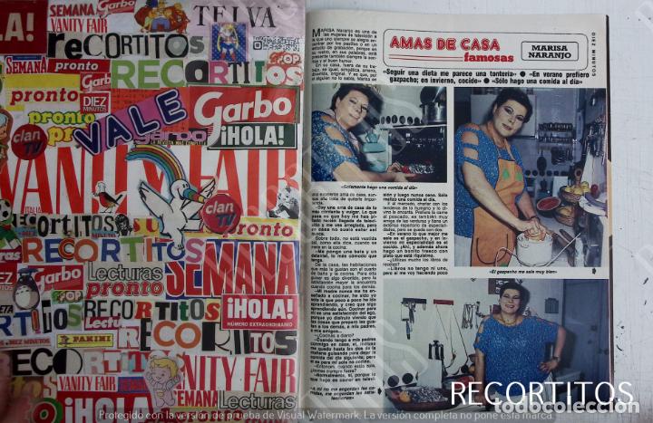 Coleccionismo de revistas y peri&oacute;dicos: marisa naranjo