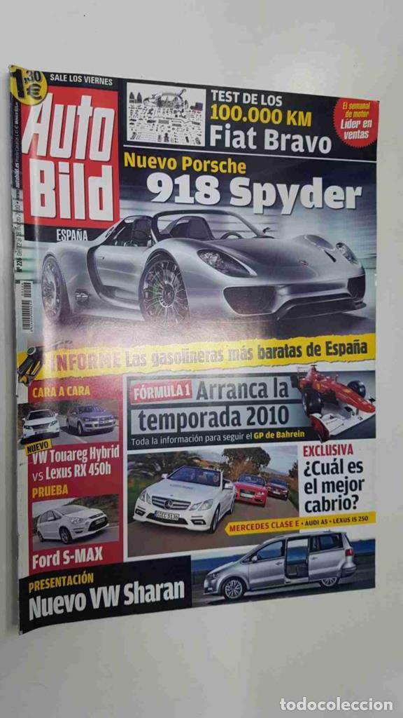 Coleccionismo de Revistas y Peri&oacute;dicos: Autobild: num 226, 12/3/2010 - Nuevo Porsche 918 Spyder, Viaje por Marruecos (I)