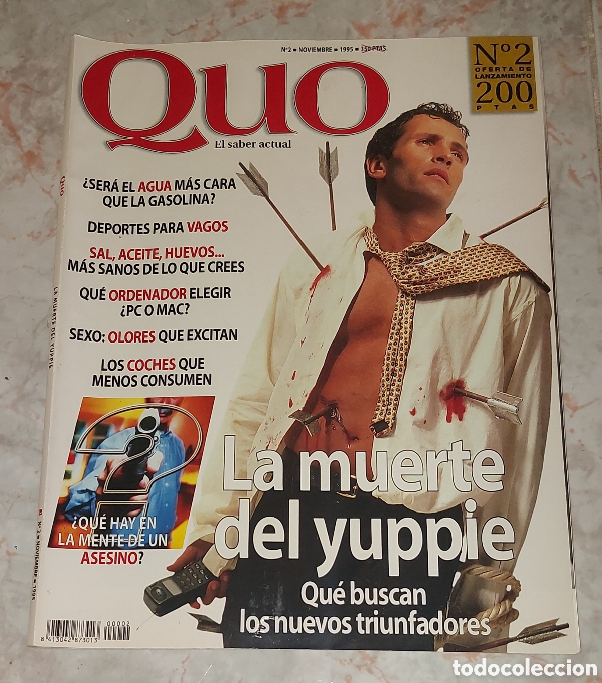 Coleccionismo de Revistas y Peri&oacute;dicos: Revista QUO n&deg;2 La muerte del yuppie