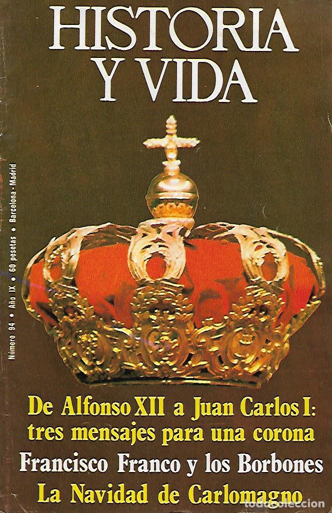 Coleccionismo de Revistas y Peri&oacute;dicos: Historia y vida (numero 94) - Varios autores