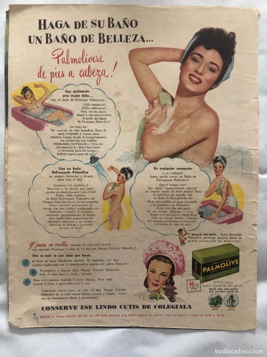 Colecionismo de Revistas e Jornais: PALMOLIVE - HOJA PUBLICIDAD REVISTA - A&Ntilde;OS 50's- PALMOLIVESE DE PIES A CABEZA