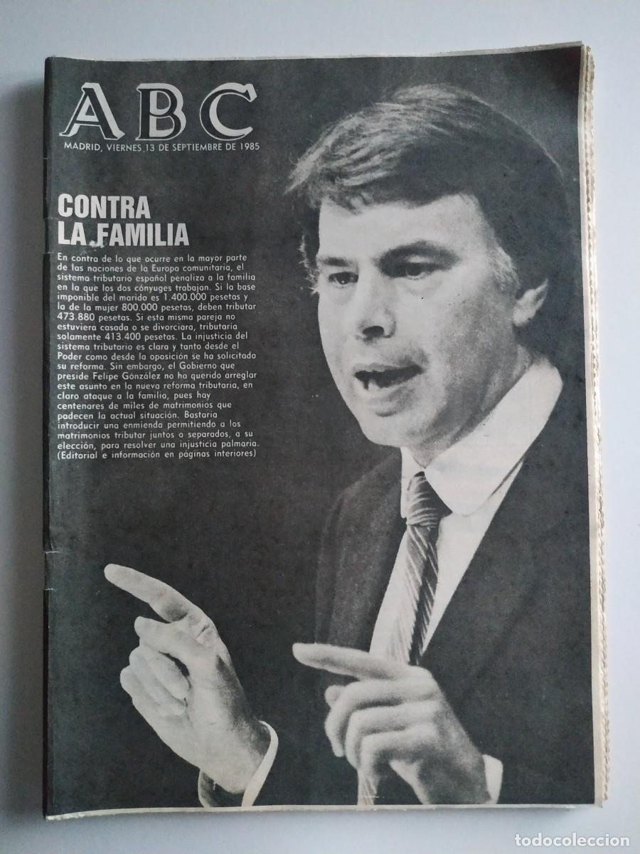 Coleccionismo de Revistas y Peri&oacute;dicos: ANTIGUO PERIODICO ABC 1985 - ANUNCIO CALCUALDORAS CASIO - REPORTAJE EL TITANIC