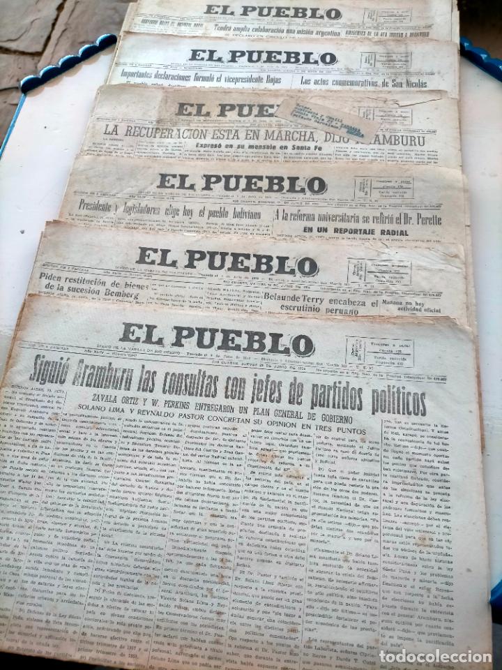 Coleccionismo de Revistas y Peri&oacute;dicos: Lote de revistas antiguas el pueblo periodico diario