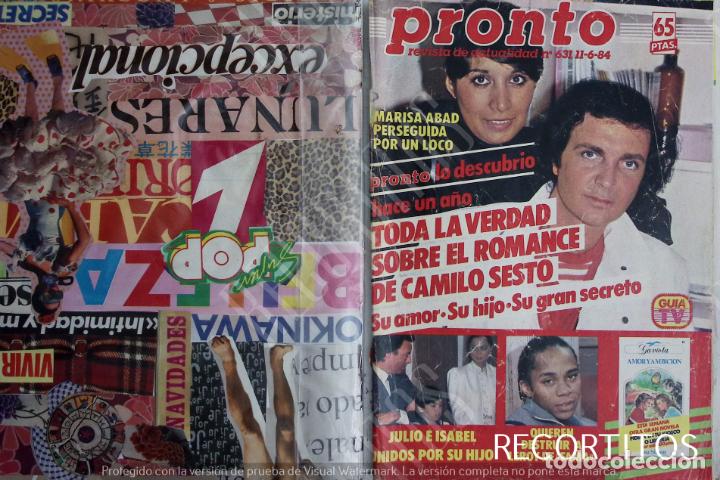 Coleccionismo de revistas y peri&oacute;dicos: camilo sesto recorte y portada nestle chocolate party