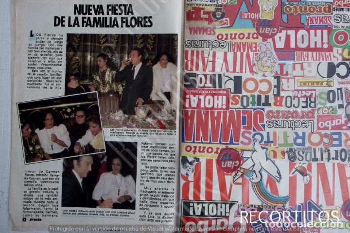 Coleccionismo de Revistas y Peri&oacute;dicos: lola flores lolita antonio