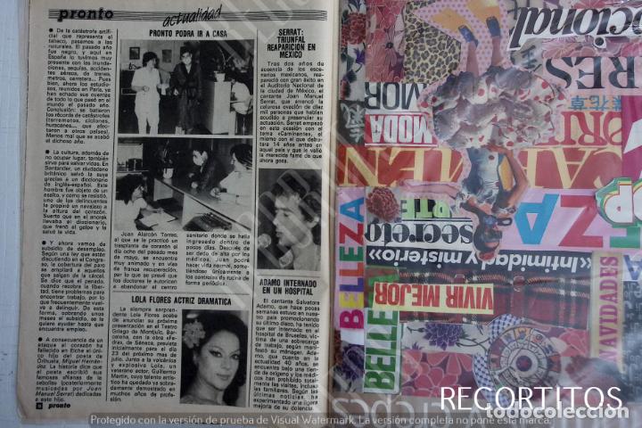 Coleccionismo de revistas y peri&oacute;dicos: lola flores joan manuel serrat