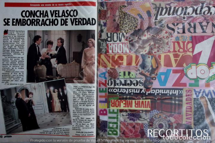 Coleccionismo de revistas y peri&oacute;dicos: concha velasco rosa valenty angel de andres pedro osinaga mayrata owisiedo paco valladares aguila de