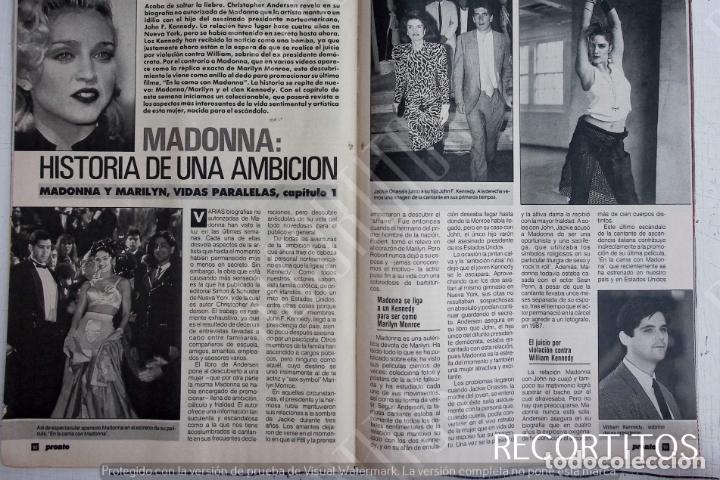 Coleccionismo de Revistas y Peri&oacute;dicos: madonna en pronto historia de una ambicion capitulo 1