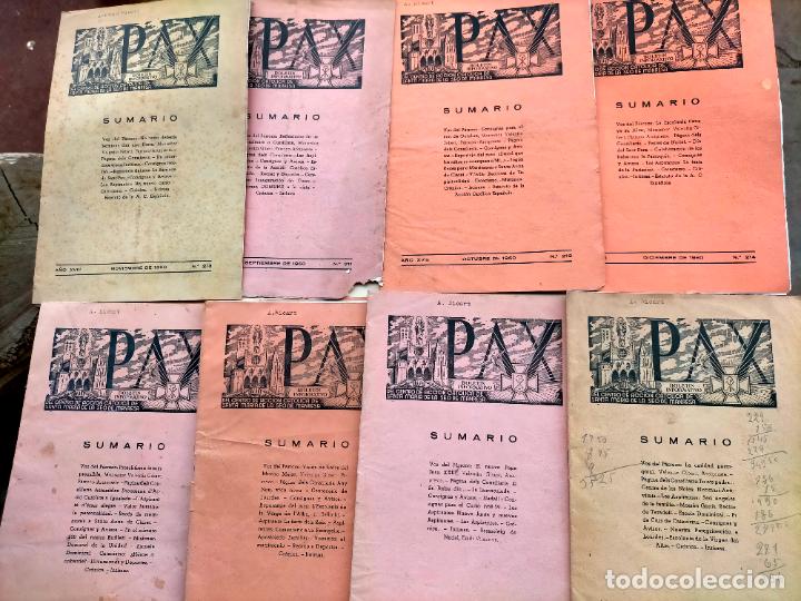 Coleccionismo de Revistas y Peri&oacute;dicos: Lote de revistas PAX a&ntilde;os 60 el centro de accion catolica de Santa Maria de la SEO Manresa seu