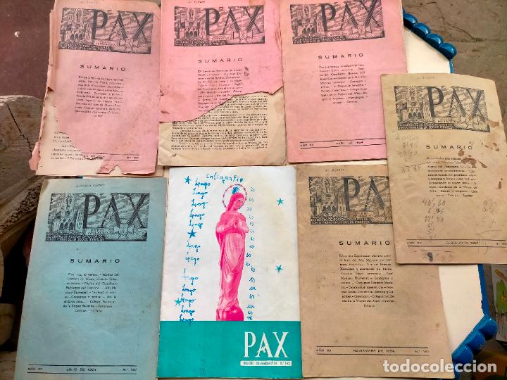 Coleccionismo de Revistas y Peri&oacute;dicos: Lote de revistas PAX a&ntilde;os 60 el centro de accion catolica de Santa Maria de la SEO Manresa seu