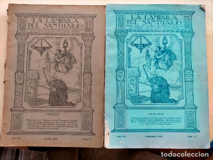Coleccionismo de revistas y peri&oacute;dicos: La lampara del santuario dos 2 revistas antiguas