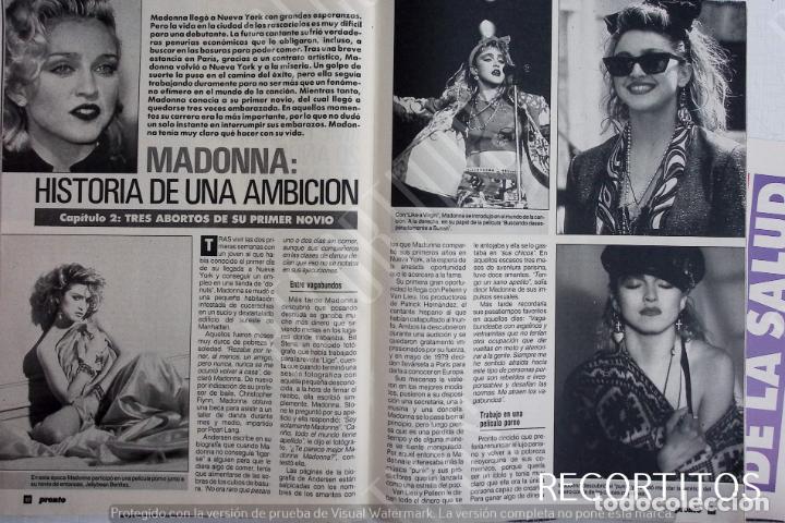 Coleccionismo de Revistas y Peri&oacute;dicos: madonna en pronto historia de una ambicion capitulo 2