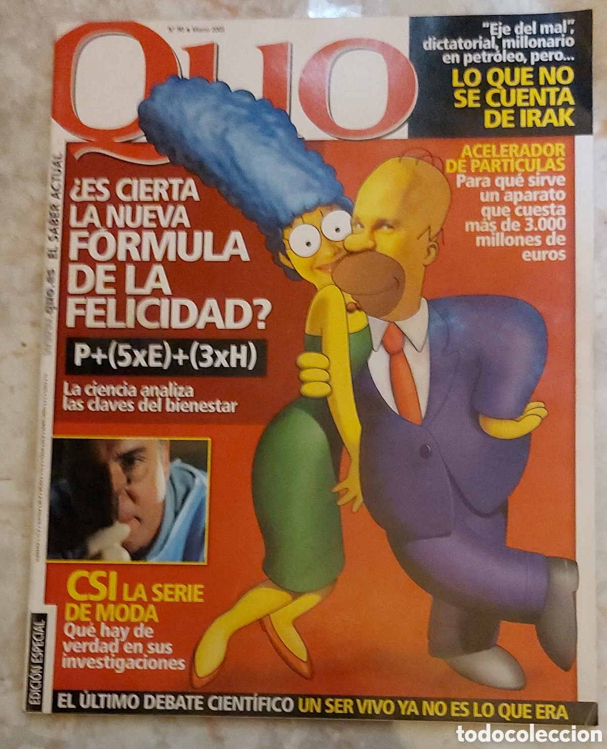Coleccionismo de Revistas y Peri&oacute;dicos: Revista Quo n&deg;90. Los Simson