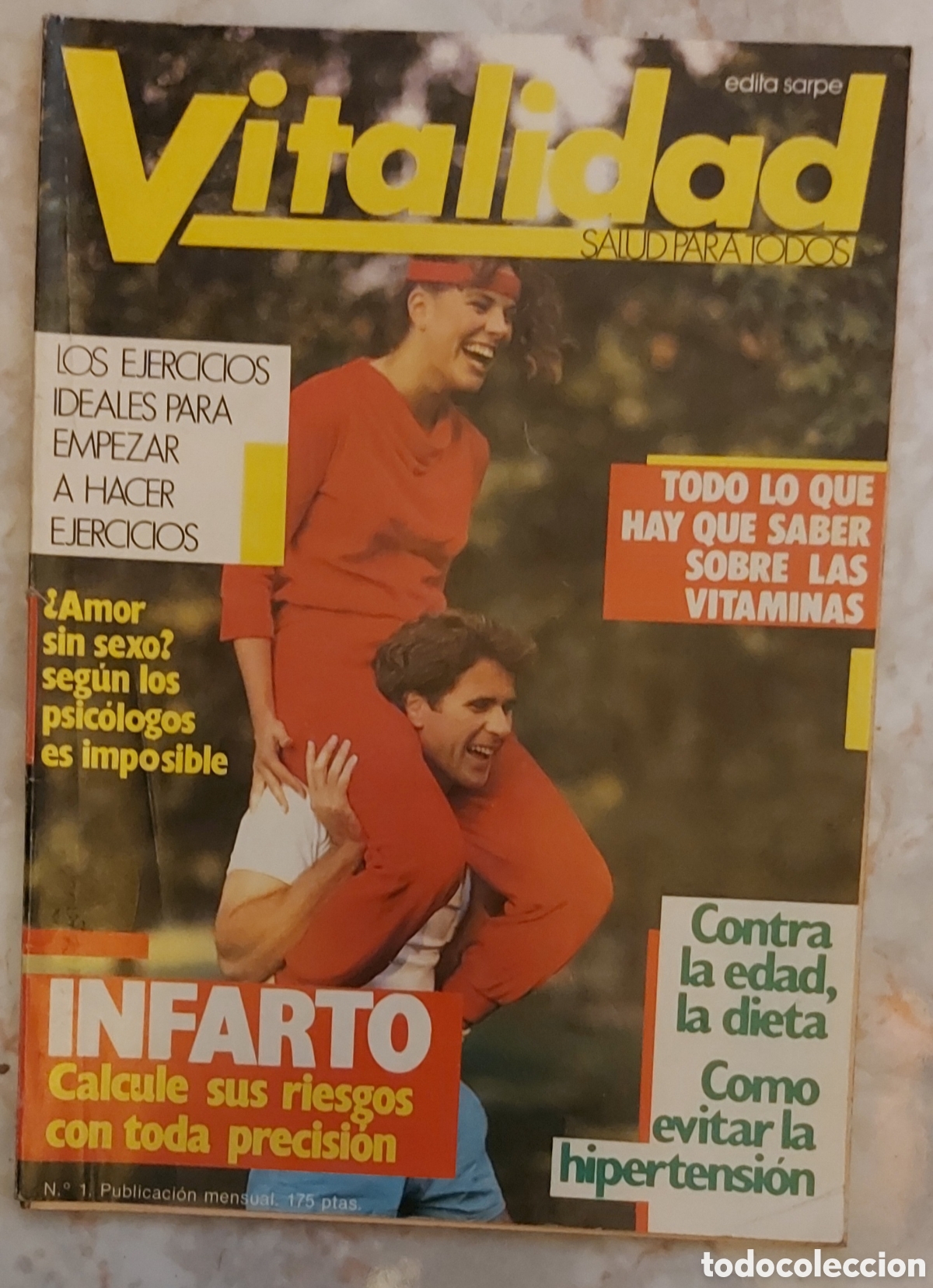 Coleccionismo de Revistas y Peri&oacute;dicos: Revista Vitalidad n&deg;1