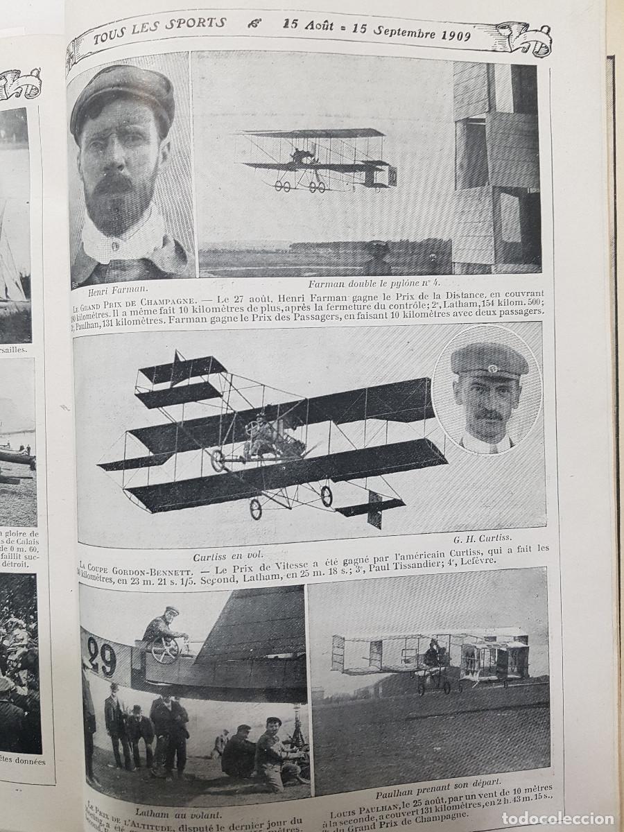 Coleccionismo de revistas y peri&oacute;dicos: Revista JE SAIS TOUT 1909 5 N&Uacute;MEROS. Con faltas. Reportajes y fotos muy curiosas. Ver notas y fotos