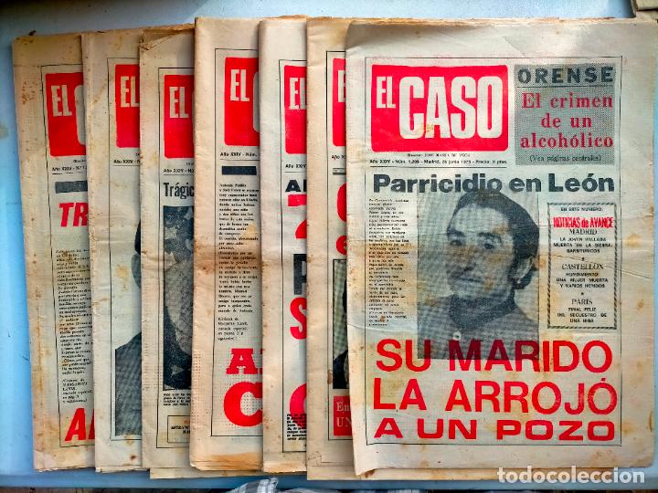 Coleccionismo de revistas y peri&oacute;dicos: Lote de revistas antiguas El Caso semanario popular de sucesos muerte asesinatos a&ntilde;os 60-70-80