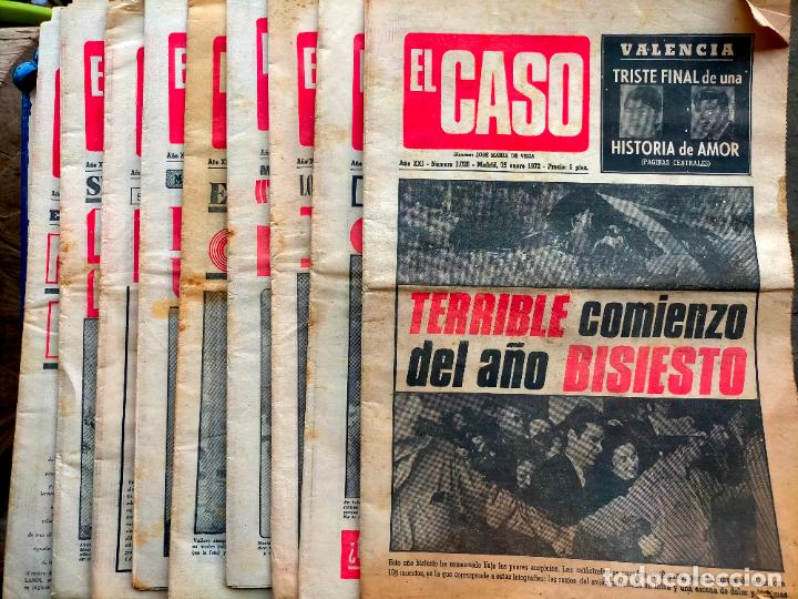 Collezionismo di Riviste e Giornali: Lote de revistas antiguas El Caso semanario popular de sucesos muerte asesinatos a&ntilde;os 60-70-80
