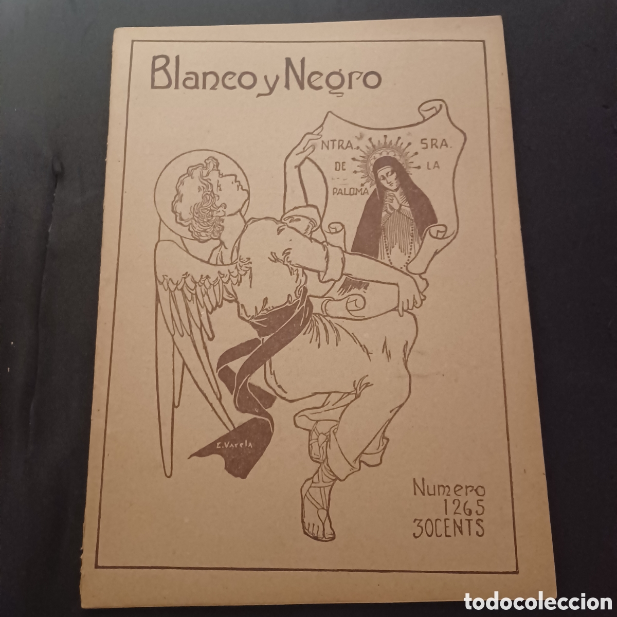 Coleccionismo de Revistas y Peri&oacute;dicos: REVISTA BLANCO Y NEGRO 15 DE AGOSTO DE 1915-NSTRA. S&Ntilde;RA DE LA PALOMA